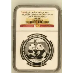 2009 Panda Modern Commemorative Coin 30th Anniversary (2)