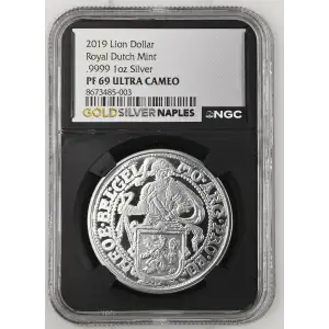 2019 1oz Lion Dollar - .9999 ULTRA CAMEO (2)