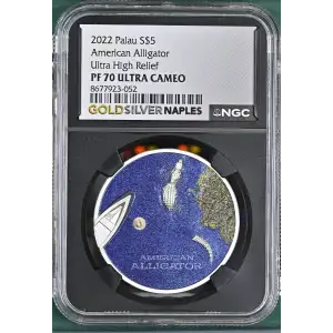 2022 American Alligator Ultra High Relief ULTRA CAMEO (2)