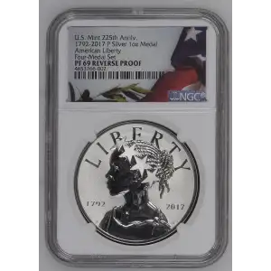 1792-2017 P AM. LIBERTY FOUR-MEDAL SE U.S. MINT 225TH ANNIV. (2)