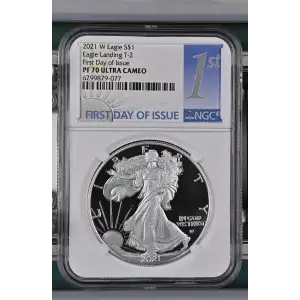 2021 W Eagle Landing T-2 First Day of Issue ULTRA CAMEO (2)