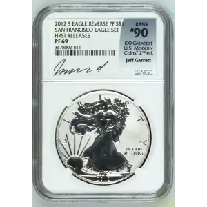 2012 S SAN FRANCISCO EAGLE SET FIRST RELEASES OFFICIAL US MINT SET (2)