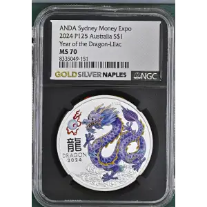 2024 P125 Year of the Dragon-Lilac ANDA Sydney Money Expo (2)