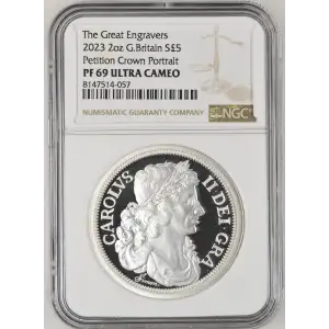 2023 2oz Petition Crown Portrait Great Engravers 2pc Set ULTRA CAMEO (2)