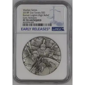 2018P 2oz Roman Legion-High Relief Early Releases Warfare Series (2)