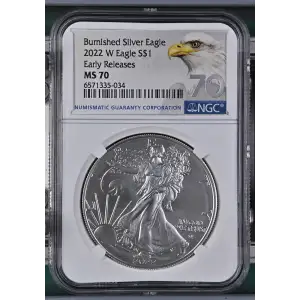 2022 W Early Releases Burnished Silver Eagle (2)