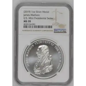 (2019)1oz James Madison Presidential Series (2)