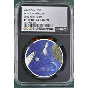 2022 American Alligator Ultra High Relief ULTRA CAMEO (2)