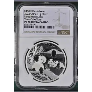 2022 Long Beach Expo Year of the Tiger Official Panda Issue ULTRA CAMEO (2)