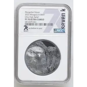 2023 Ultra High Relief Mongolian Falcon ULTRA CAMEO (2)