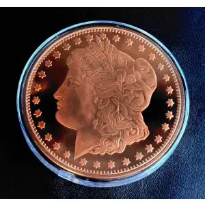 5 oz Copper Morgan Dollar HLM (2)