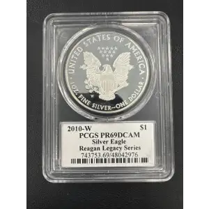 2010-W $1 Silver Eagle Ashley Reagan, DCAM