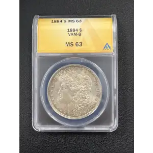 1884 $1 Silver Morgan Dollar MS63 ANACS