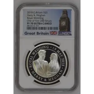 2018 Harry & Meghan One of First 200 Struck Royal Wedding ULTRA CAMEO (2)
