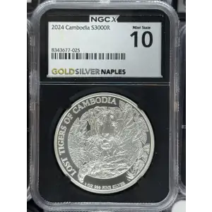 2024 Lost Tigers of Cambodia s3000r Mint State 10