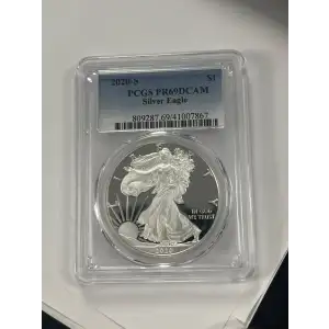 2020-S $1 Silver Eagle, DCAM