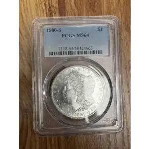 1880 - S - PCGS - MS64 - $1 Morgan