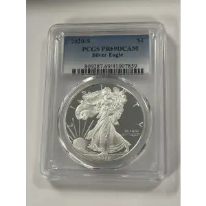 2020-S $1 Silver Eagle, DCAM