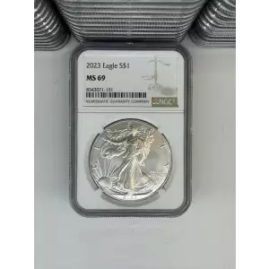 2025 1 oz Silver Eagle  NGC MS69 (LABEL MAY VARY)  (3)