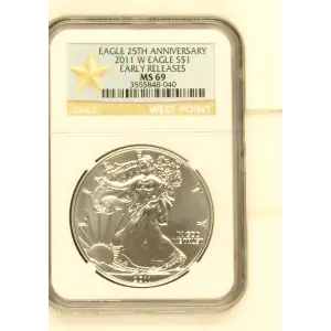 2011 W BURNISHED SILVER EAGLE EARLY RELEASES (2)