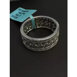 Fashionable Moissanite Men's 925 Ring 
