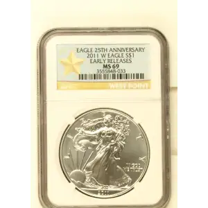 2011 W BURNISHED SILVER EAGLE EARLY RELEASES (2)