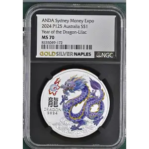 2024 P125 Year of the Dragon-Lilac ANDA Sydney Money Expo (2)