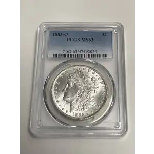1885-O Morgan Silver Dollar PCGS MS-63