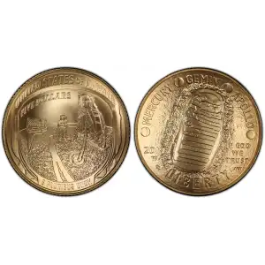 2019-W $5 Apollo 11 50th Anniversary First Day of Issue Earth Rising AMF (2)