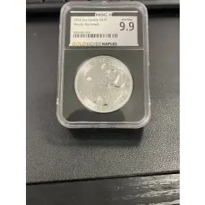 2024 2 oz Canada S$10 Woolly Mammoth MS9.9/69