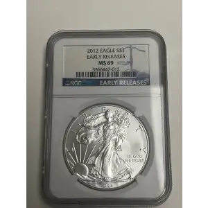 2012 Eagle S$1 MS69 Early Releases NGC