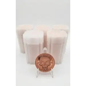 Lot of 100x 1 oz Copper 2nd Amendment Skull (3)