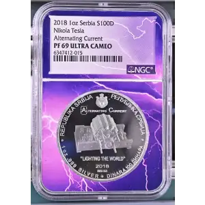 2018 1oz Nikola Tesla Alternating Current ULTRA CAMEO (2)