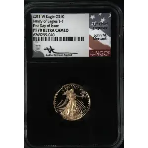 2021 W Family of Eagles T-1 First Day of Issue ULTRA CAMEO (2)