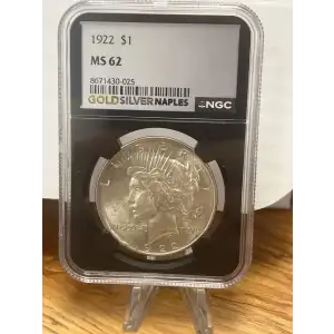 Peace Dollar (1922 - 1935) - NGC - MS62