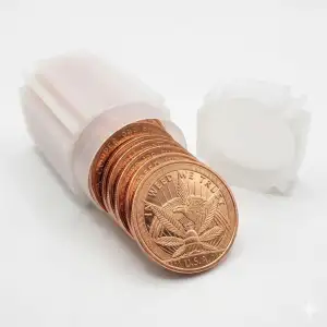 Tube of 20x 1 oz Copper In Weed We Trust (2)