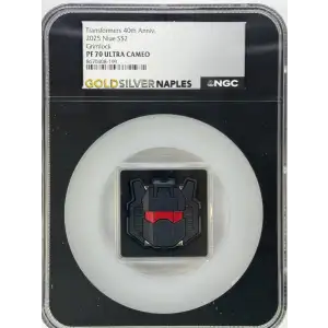 2025 1 oz Transformers 40th ANN Grimlock PF70 UC NGC CSC2