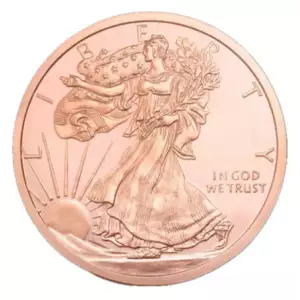 1 oz Copper Walking Liberty