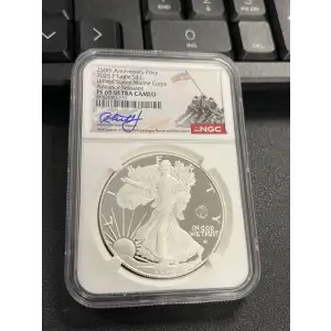 250th Anniversary Privy 2025 Eagle $1 United States Marine Corps AR PF 69 UC