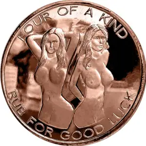 1 Oz Copper Round Four Of A Kind-HLM