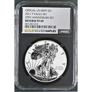 2011 P 25TH ANNIVERSARY SET OFFICIAL US MINT SET (2)
