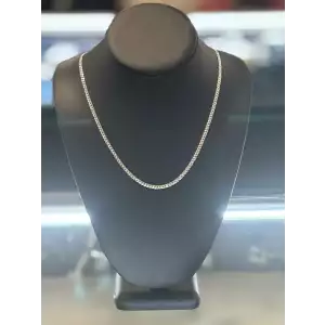 20'' Comfort Curb 3mm Silver Chain 