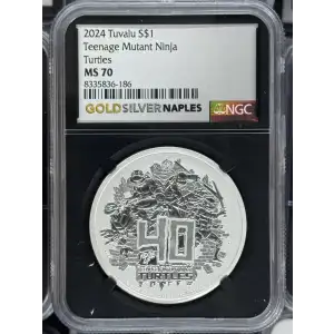 2024 Tuvalu Teenage Mutant Ninja Turtles MS 70  NGC (2)