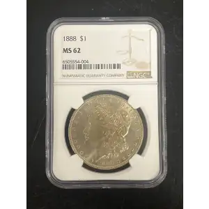 1888 - P - NGC - MS62 - $1 Morgan