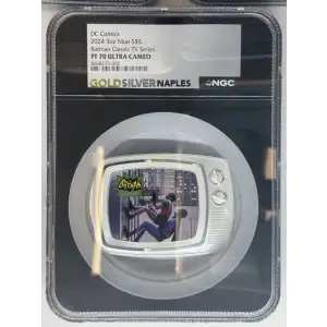 2024 3 oz BATMAN™ Classic TV Series  PF70UC NGC CSC3 (5)