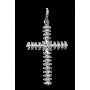 Cluster CZ Cross St.Silver*