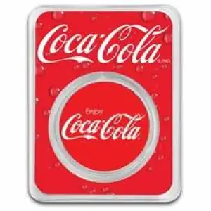 1 Oz Coca-Cola Silver Colorized Round (Classic) (2)