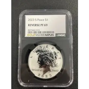 2023 S PEACE DOLLAR REVERSE PF69 NGC
