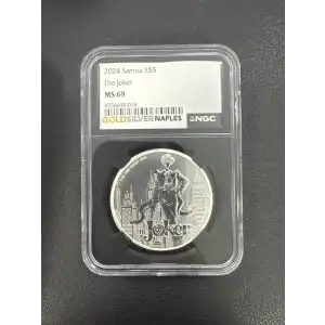 2024 SAMOA S$5 THE JOKER MS69