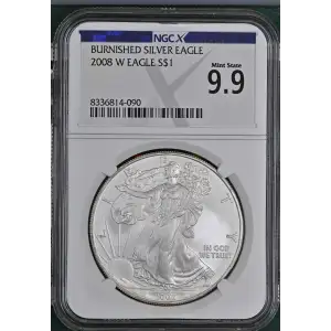 2008 W BURNISHED SILVER EAGLE (2)